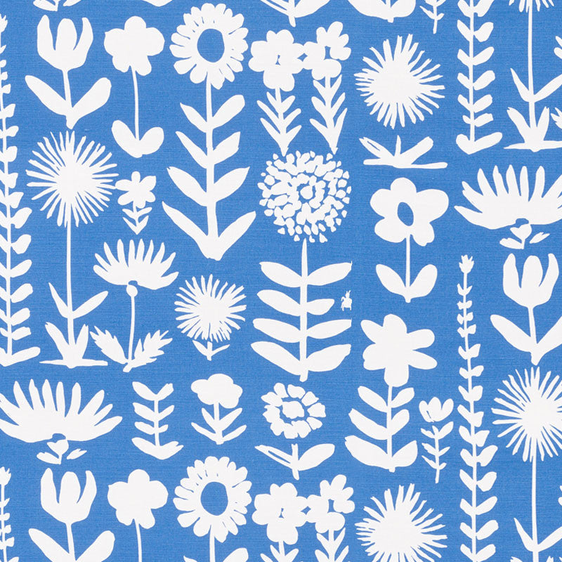 Wild Things Blue 178251 by Schumacher Designer Fabric VERA NEUMANN See Sample UNITED KINGDOM - </p><p>Repeat: Horizontal: 27 1/4" (69CM) and Vertical: 26 1/2" (67CM) 55" (140CM) - Swanky Fabrics -