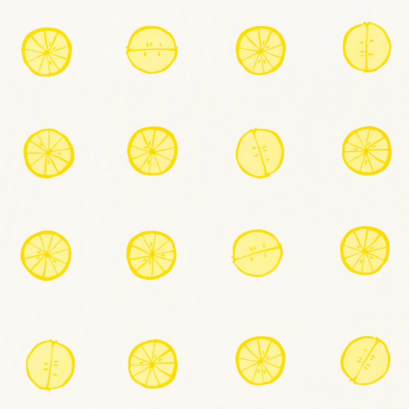 Lemonade Lemon 178260 by Schumacher Designer Fabric VERA NEUMANN COTTON 100% UNITED KINGDOM </p><p>Repeat: Horizontal: 27" (69CM) and Vertical: 26 1/4" (67CM) 54 - Swanky Fabrics -