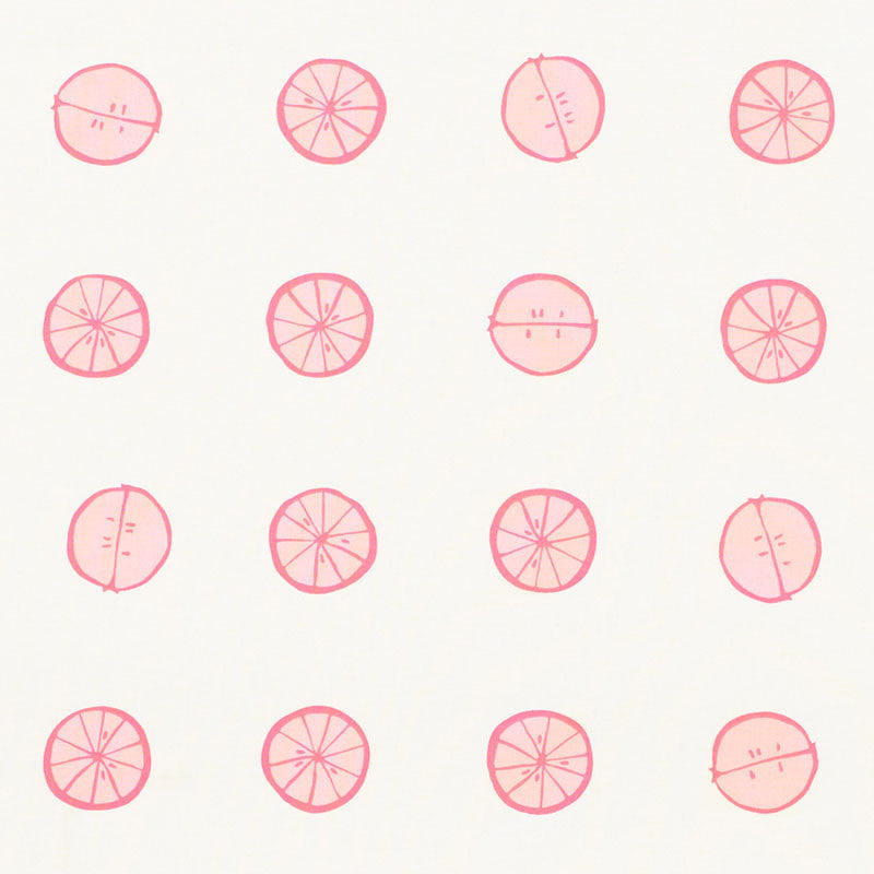 Lemonade Grapefruit 178261 by Schumacher Designer Fabric Vera-Neumann 100% Cotton - Horizontal: 27 and Vertical: 26.25 54 - Swanky Fabrics -