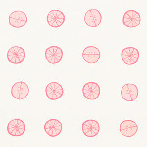 Schumacher Fabric Lemonade Grapefruit 178261