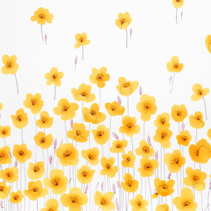 Wild Poppies Orange 178390 by Schumacher Designer Fabric Vera-Neumann 100% Cotton - Horizontal: 54 and Vertical: 144 54 - Swanky Fabrics -