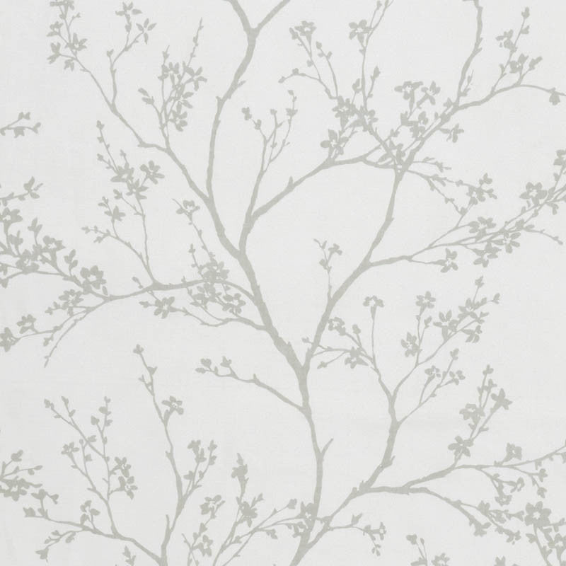 Twiggy Sheer Light Grey 178440 by Schumacher Designer Fabric PATTERNED SHEERS & CASEMENTS See Sample ITALY - </p><p>Repeat: Horizontal: 33 3/4" (86CM) and Vertical: 37" (94CM) 106" (269CM) - Swanky Fabrics -