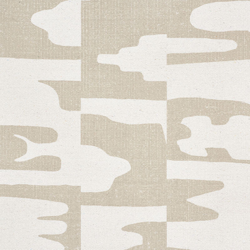 Copp Natural 178491 by Schumacher Designer Fabric FOLK ART COTTON 100% UNITED STATES OF AMERICA </p><p>Repeat: Horizontal: 52 3/4" (134CM) and Vertical: 45 1/2" (116CM) 52.75 - Swanky Fabrics -
