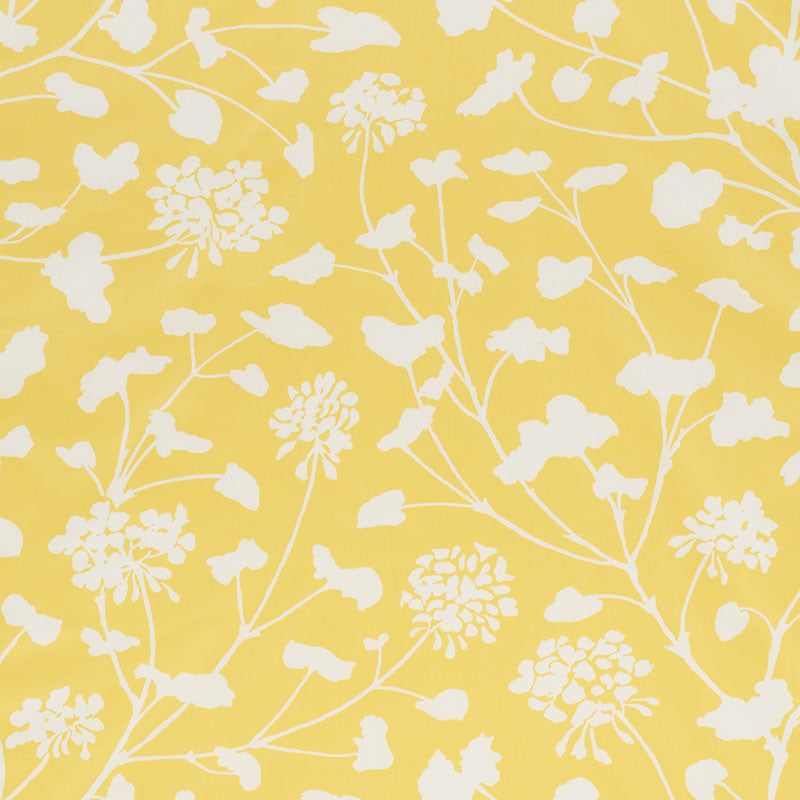 Pennick Chintz Yellow 178540 by Schumacher Designer Fabric STEP LIVELY COTTON 100% UNITED KINGDOM </p><p>Repeat: Horizontal: 27" (69CM) and Vertical: 25 1/4" (64CM) 54 - Swanky Fabrics -