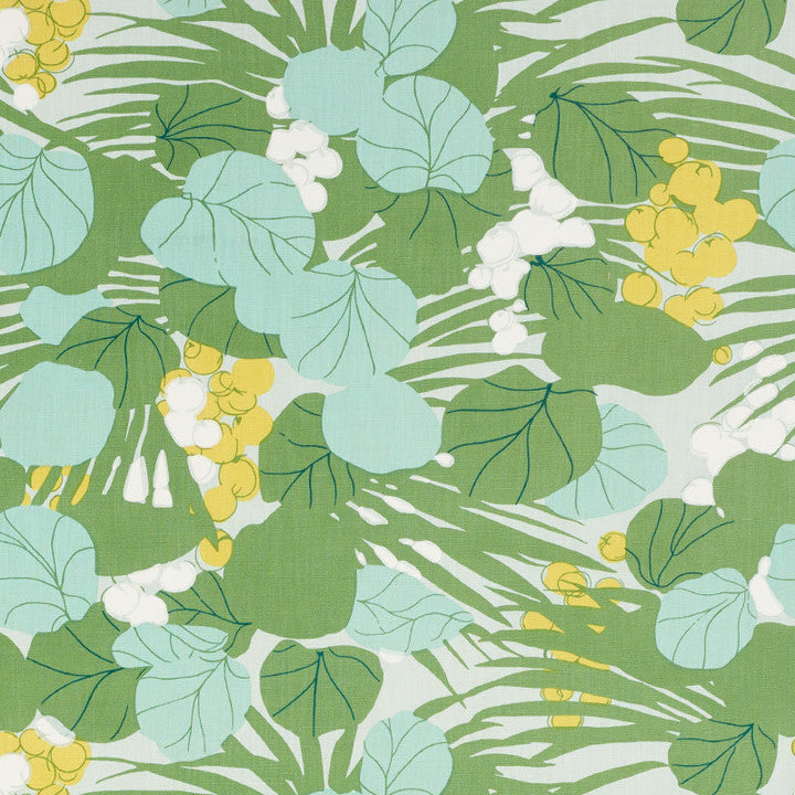 Sea Grapes Palm 178630 by Schumacher Fabric Schumacher Fabric Sea Grapes Palm 178630Fabric COTTON 90% UNITED KINGDOM </p><p>Repeat: H: HORZ. 27" (69CM) , V: VERT. 24 3/4" (63CM) 55 - Fabric Carolina -