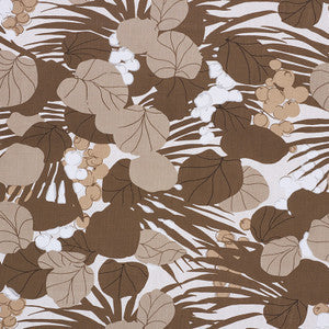 Schumacher Fabric Sea Grapes Bark 178632