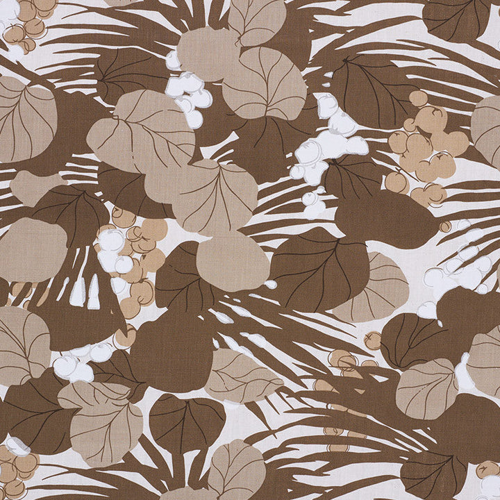 Sea Grapes Bark 178632 by Schumacher Designer Fabric TROPICANA COTTON 90% LINEN 10% UNITED KINGDOM </p><p>Repeat: Horizontal: 27" (69CM) and Vertical: 24 3/4" (63CM) 55 - Swanky Fabrics -