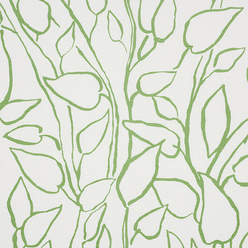 Solandra Vine Leaf 178701 by Schumacher Fabric Schumacher Fabric Solandra Vine Leaf 178701Fabric LINEN 55% INDIA </p><p>Repeat: H: HORZ. 26 7/8" (68CM) , V: VERT. 24 1/2" (62CM) 54.25 - Fabric Carolina -