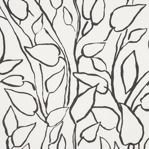 Schumacher Fabric Solandra Vine Black 178702