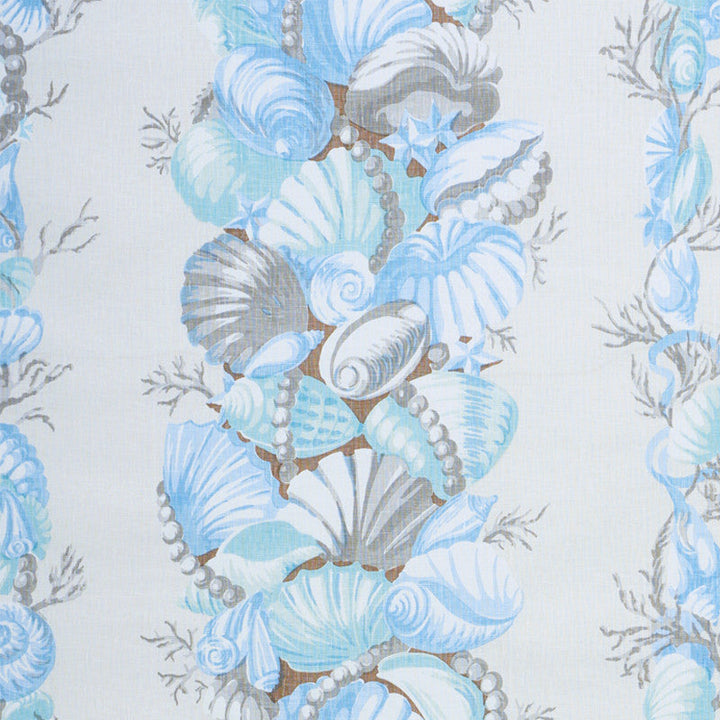 Bedolina Chintz Blue & Grey 178780 by Schumacher Designer Fabric SCHUMACHER CLASSICS See Sample UNITED STATES OF AMERICA MEDIUM DURIBILTY </p><p>Repeat: Horizontal: 54" (137CM) and Vertical: 27" (69CM) 54" (137CM) - Swanky Fabrics -