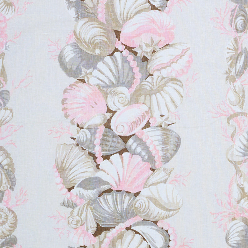 Bedolina Chintz Pink & Natural 178781 by Schumacher Designer Fabric SCHUMACHER CLASSICS See Sample UNITED STATES OF AMERICA MEDIUM DURIBILTY </p><p>Repeat: Horizontal: 54" (137CM) and Vertical: 27" (69CM) 54" (137CM) - Swanky Fabrics -