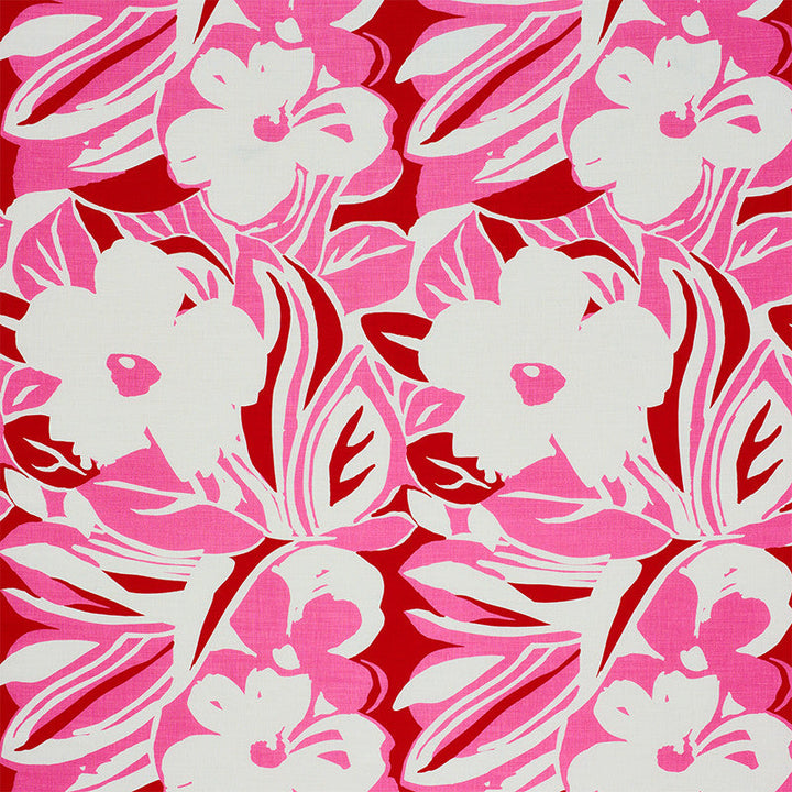 Stevie Pink 178861 by Schumacher Designer Fabric FLOWER POWER See Sample SWITZERLAND MEDIUM DURABILITY </p><p>Repeat: Horizontal: 26 1/4" (67CM) and Vertical: 42" (107CM) 54" (137CM) - Swanky Fabrics -