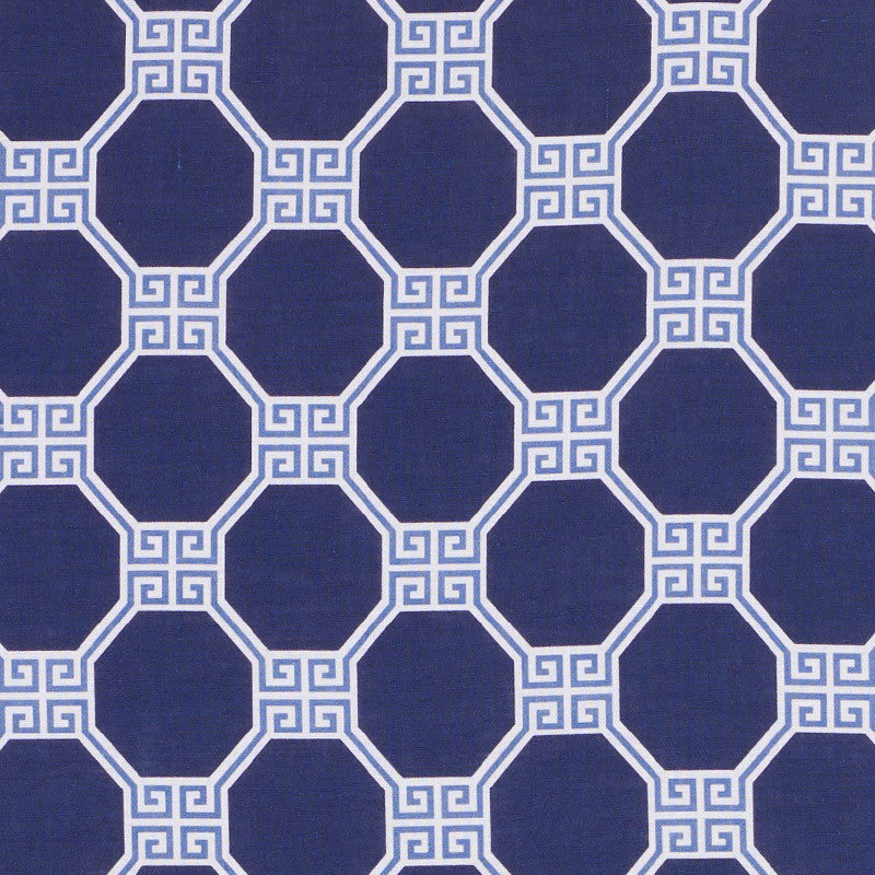Octavia Blue 179020 by Schumacher Designer Fabric SCHUMACHER x WILLIAMS SONOMA LINEN 90% NYLON 10% UNITED KINGDOM </p><p>Repeat: Horizontal: 9" (23CM) and Vertical: 9" (23CM) 54 - Swanky Fabrics -