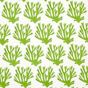 Schumacher Fabric Coral Green 179101