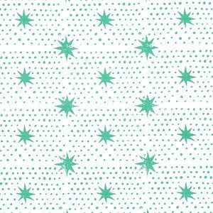 Schumacher Fabric Spot & Star Sea Glass 179161