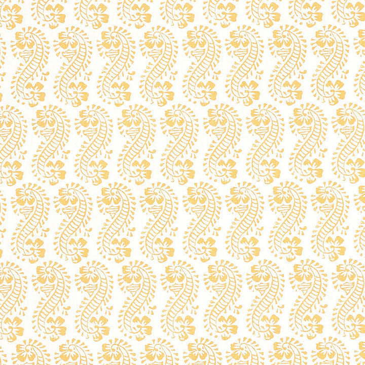 Lani Gold 179181 by Schumacher Fabric Schumacher Fabric Lani Gold 179181Fabric LINEN 60% THAILAND </p><p>Repeat: H: HORZ. 3 3/8" (9CM) , V: VERT. 6 1/4" (16CM) 54 - Fabric Carolina -