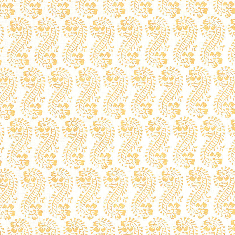 Lani Gold 179181 by Schumacher Fabric Schumacher Fabric Lani Gold 179181Fabric LINEN 60% THAILAND </p><p>Repeat: H: HORZ. 3 3/8" (9CM) , V: VERT. 6 1/4" (16CM) 54 - Fabric Carolina -