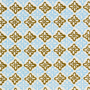 Schumacher Fabric Pattee Khaki 179302