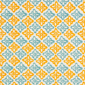 Schumacher Fabric Pattee Turmeric 179303