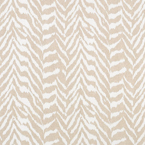 Schumacher Fabric Quincy Hand Print Natural 179411