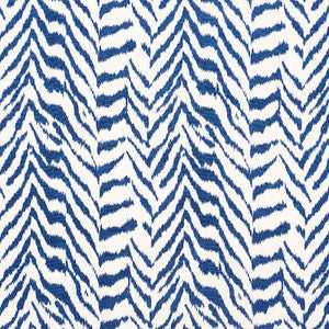 Schumacher Fabric Quincy Hand Print Blue 179412