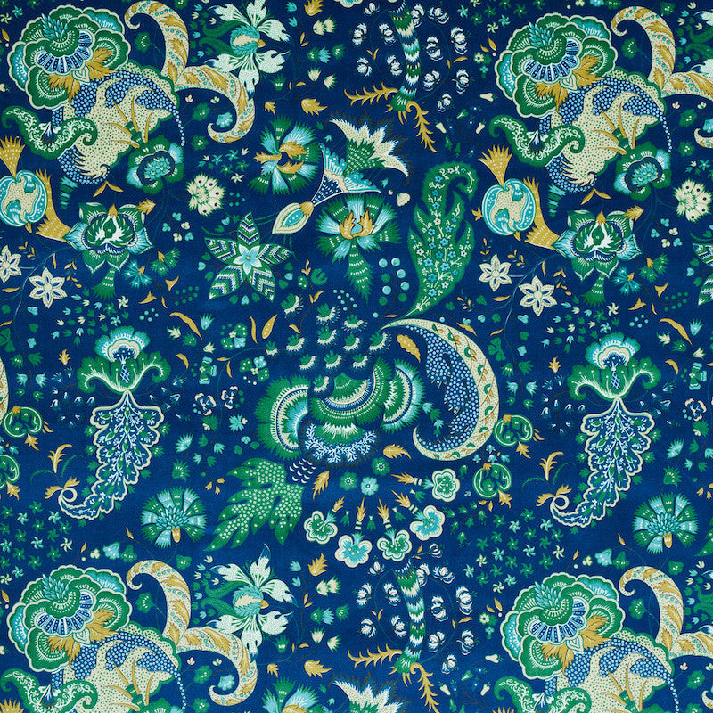 Majorelle Velvet Blue 179420 by Schumacher Fabric Schumacher Fabric Majorelle Velvet Blue 179420Fabric COTTON 83% UNITED KINGDOM </p><p>Repeat: H: HORZ. 25 5/8" (65CM) , V: VERT. 29 3/8" (75CM) 51.5 - Fabric Carolina -