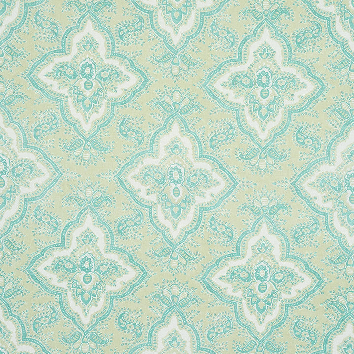 Amalia Medallion Handmade Print Mineral 179441 by Schumacher Designer Fabric JACARANDA COTTON 100% UNITED KINGDOM MARTINDALE 20000 </p><p>Repeat: Horizontal: 27" (69CM) and Vertical: 15" (38CM) 54 - Swanky Fabrics -