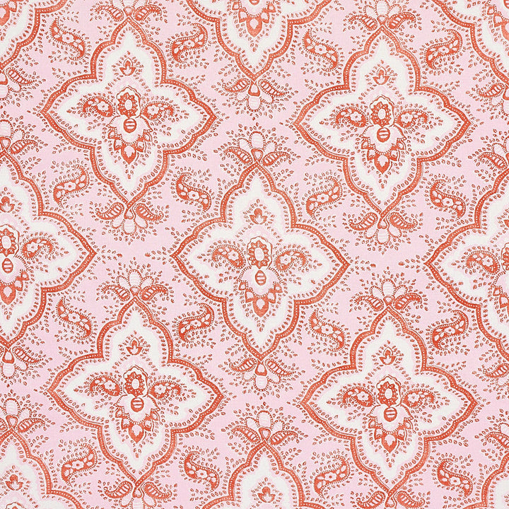 Amalia Medallion Handmade Print Pink 179442 by Schumacher Fabric Schumacher Fabric Amalia Medallion Handmade Print Pink 179442Fabric COTTON 100% UNITED KINGDOM </p><p>Repeat: H: HORZ. 27" (69CM) , V: VERT. 15" (38CM) 54 - Fabric Carolina -
