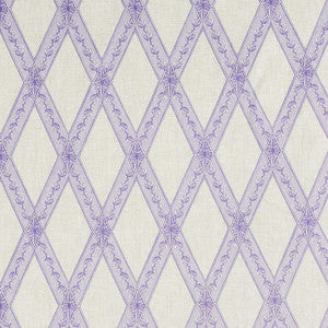 Schumacher Fabric Les Losanges Toile Iris 179462
