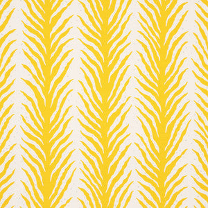 Schumacher Fabric Creeping Fern Lemonade 179481