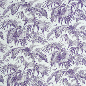 Schumacher Fabric Toile Tropique Purple 179512