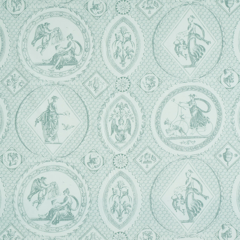 Les Scenes Contemporaines Mineral 179562 by Schumacher Designer Fabric LASERSOHN TOILE COLLECTION COTTON 100% UNITED KINGDOM </p><p>Repeat: Horizontal: 38 1/2" (98CM) and Vertical: 21 3/4" (55CM) 54 - Swanky Fabrics -