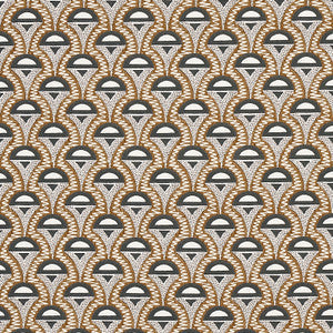 Schumacher Fabric Abelino Camel & Black 179580