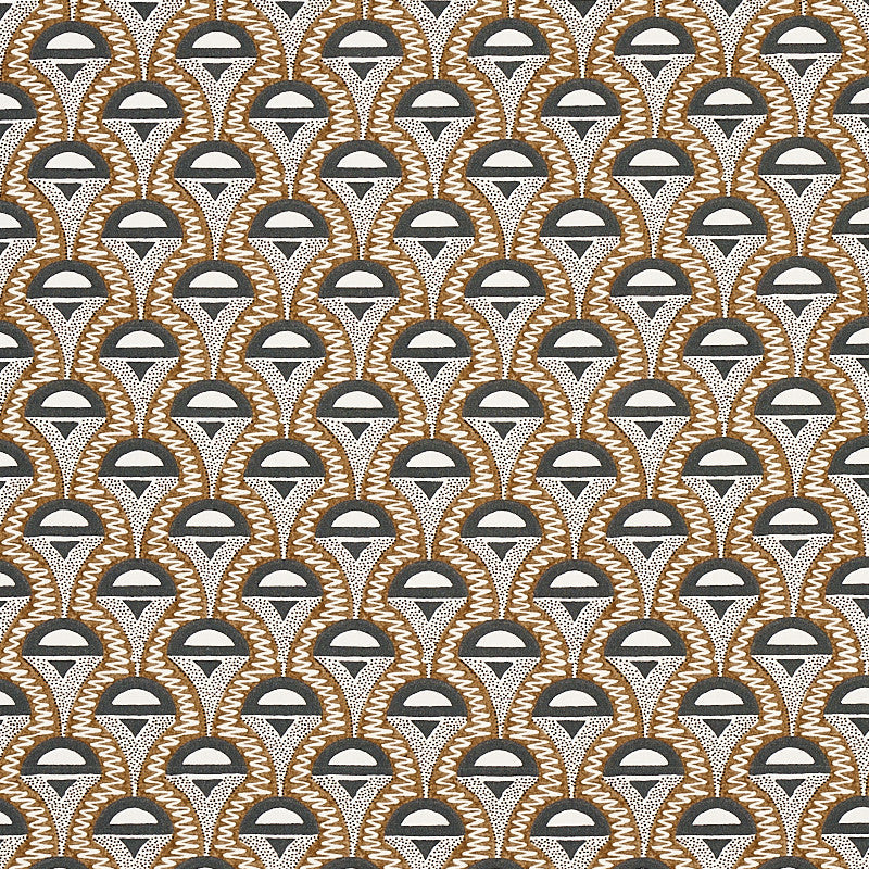 Abelino Camel & Black 179580 by Schumacher Fabric Schumacher Fabric Abelino Camel & Black 179580Fabric COTTON 100% UNITED KINGDOM </p><p>Repeat: H: HORZ. 2 1/2" (6CM), V: VERT. 4 1/5" (11CM) 54 - Fabric Carolina -