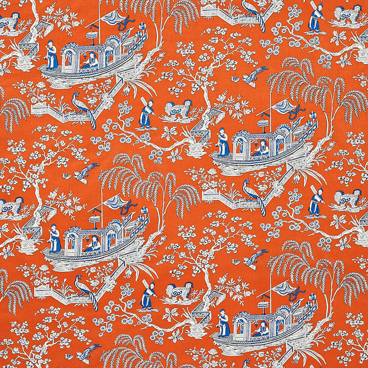 Matsudana Spice 179612 by Schumacher Designer Fabric SCHUMACHER CLASSICS COTTON 100% THAILAND MARTINDALE 20,000 </p><p>Repeat: Horizontal: 54" (137CM) and Vertical: 16 3/4" (43CM) 54 - Swanky Fabrics -