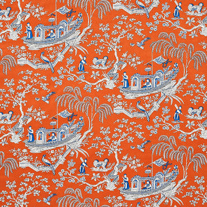 Schumacher Fabric Matsudana Spice 179612