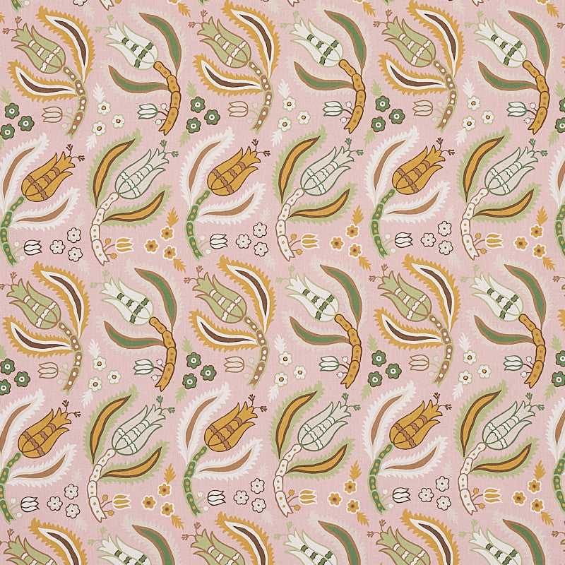 Malabar Vine Blush 179852 by Schumacher Fabric Schumacher Fabric Malabar Vine Blush 179852Fabric LINEN 100% UNITED KINGDOM </p><p>Repeat: H: HORZ. 9" (23CM), V: VERT. 12 1/2" (32CM) 54 - Fabric Carolina -