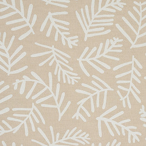 Schumacher Fabric Tiah Cove Ivory On Natural 179912