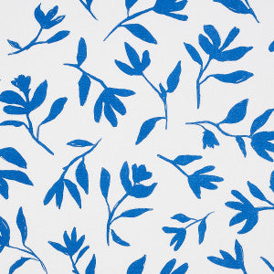Schumacher Fabric Laurel Navy 180010