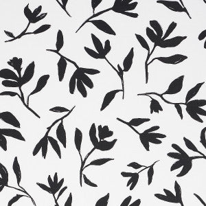 Schumacher Fabric Laurel Black 180011
