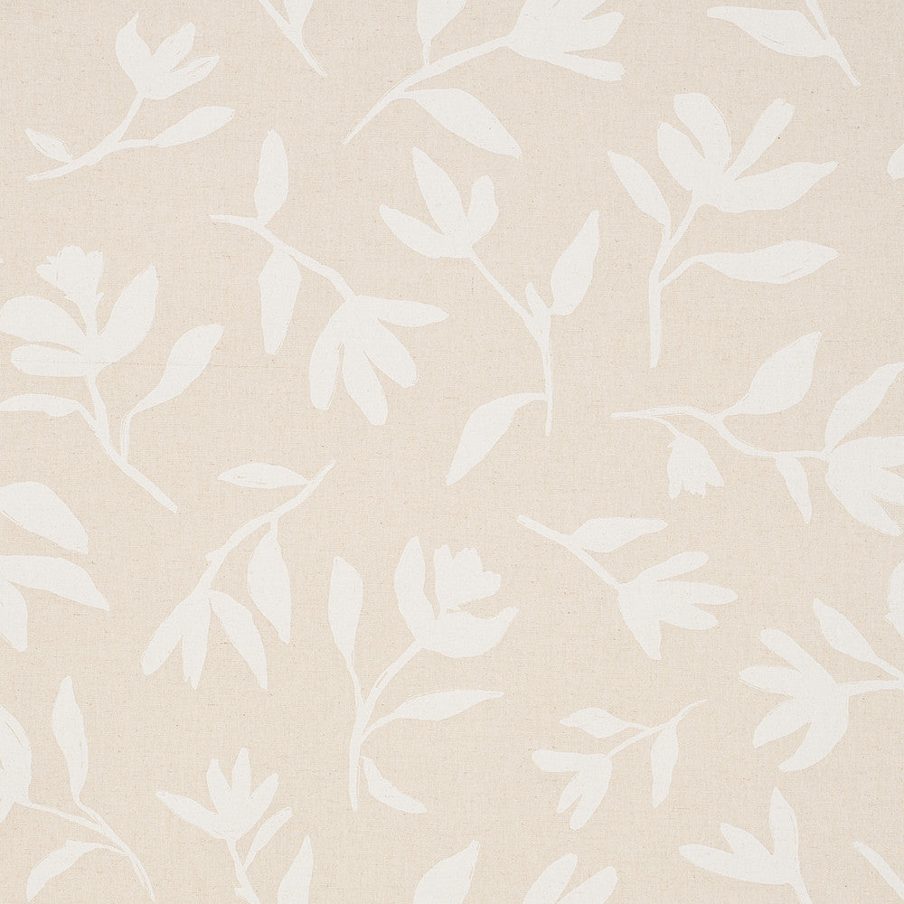 Laurel White On Unbleached 180012 by Schumacher Fabric Schumacher Fabric Laurel White On Unbleached 180012Fabric COTTON 75% </p><p>Repeat: H: HORZ. 54" (137CM), V: VERT. 36" (91CM) 54" (137CM) - Fabric Carolina -