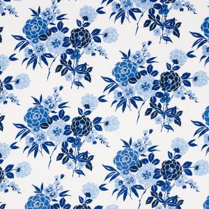 Schumacher Fabric Valentina Floral Blue 180020