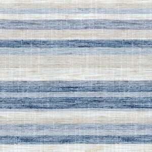 Novogratz Fabric Faded Stripe Indigo 180042