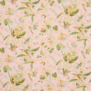Schumacher Fabric Blackwell Linen Blush 180092