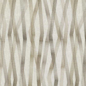 Novogratz Fabric Zig Zag Embroidery Flax 180223