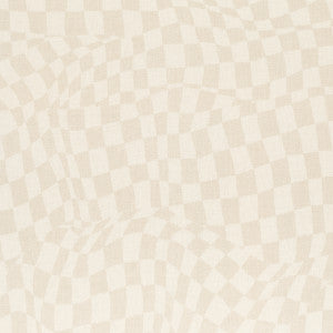 Schumacher Fabric Loose Check Panel Light Neutral 180330