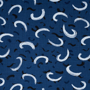 Schumacher Fabric Brushmark Blue 180400