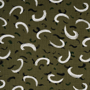 Schumacher Fabric Brushmark Olive 180402