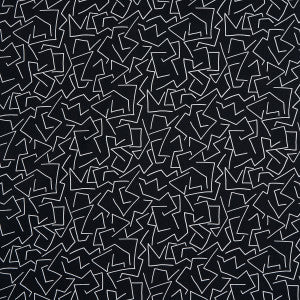 Schumacher Fabric Tangent Print Carbon 180410