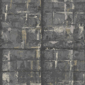 1838 Wallcoverings Wallpaper Patina (Wp) # 01 Jet